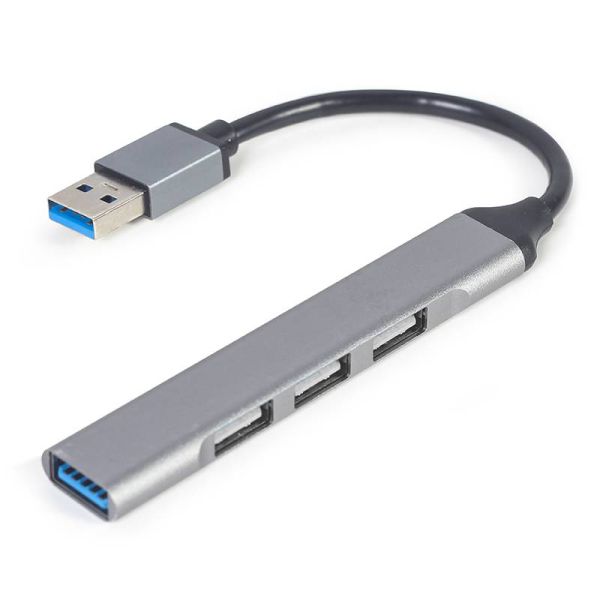 USB-хаб Gembird 4 ports Grey (UHB-U3P1U2P3-02)