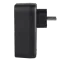 VIDEX ONCORD з/з 1п 2.4A 2USB+USB-C Black Мережевий адаптер з заземленням