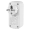 VIDEX ONCORD 1п 2.4A 2USB+USB-C Мережевий адаптер Type-C з заземленням
