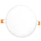 VIDEX 9W 4100K 220V LED світильник безрамковий круглий