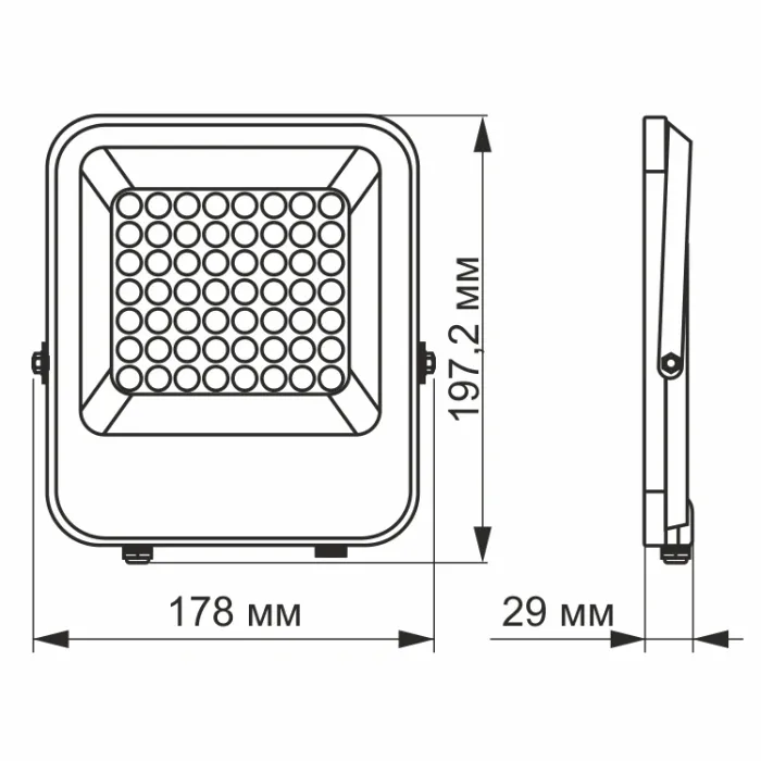 VIDEX PREMIUM 30W 5000K 12-48V LED прожектор