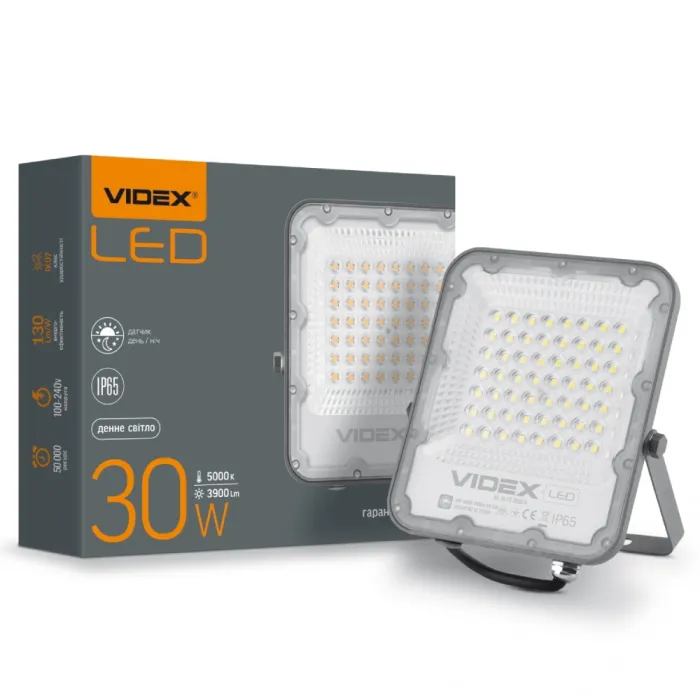 VIDEX PREMIUM 30W 5000K 220V LED прожектор