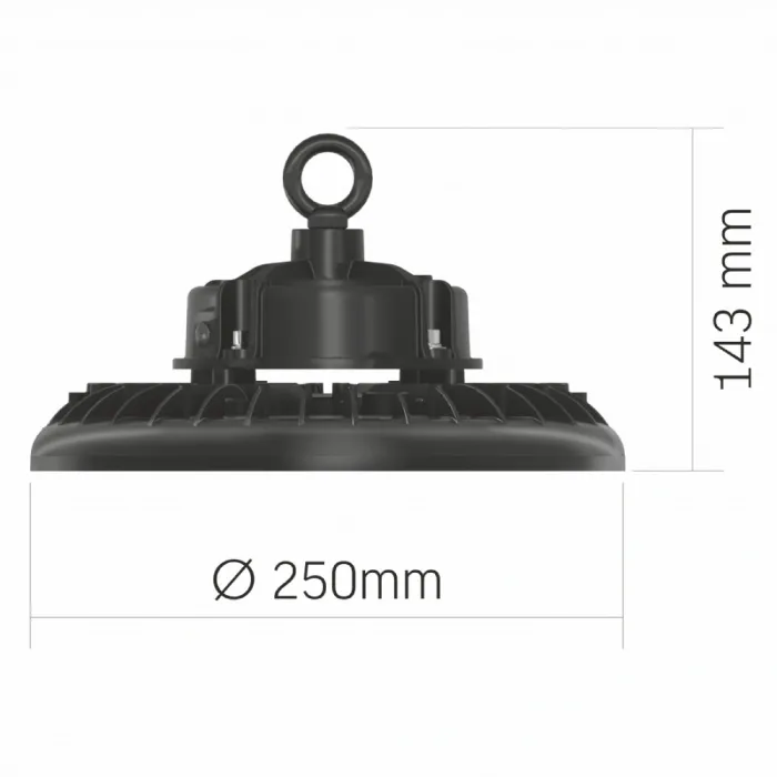 VIDEX 100W 5000K 220V LED світильник висотний ХайБей