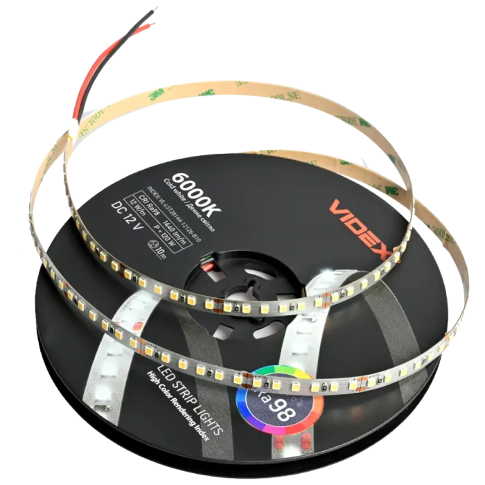 VIDEX (VL-LST28144-12126-B10) DC12V 120W 10M 6000K LED стрічка