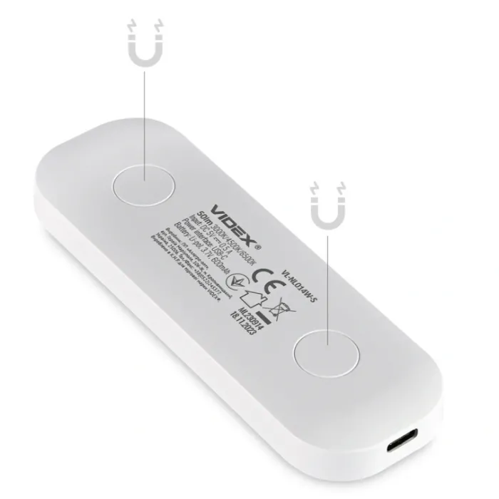 VIDEX VL-NL014W-S Світильник LED акумуляторний з датчиком руху