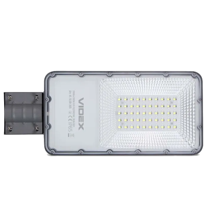 VIDEX 30W 5000K LED ліхтар вуличний автономний