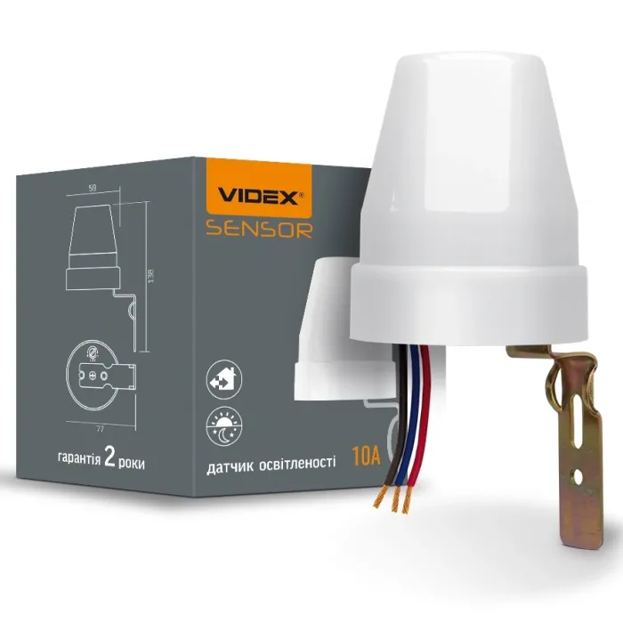 VIDEX VL-SN02 10A 220V Датчик освітлення фотометричний