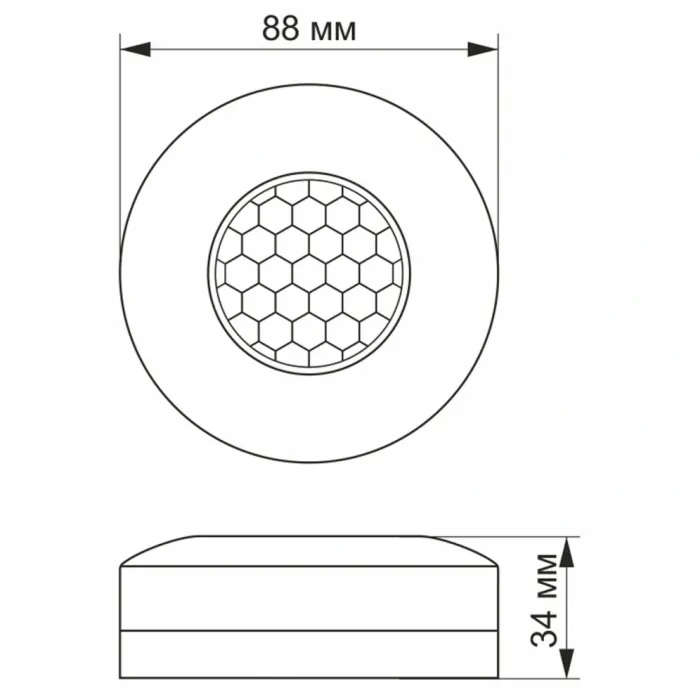 VIDEX VL-SPC12B 220V 1200W IP20 Датчик руху та освітленості