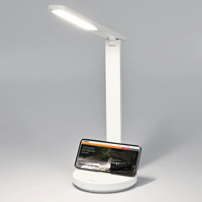 VIDEX VL-TF16W 5W 1800-5000K LED лампа настільна з акумулятором