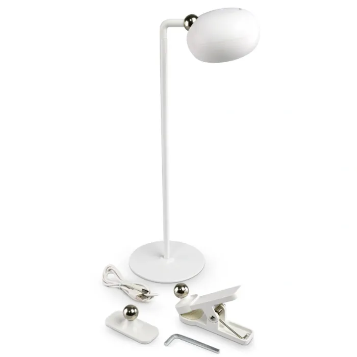 VIDEX VLE-TF18W 3W 3000-5500K 220V LED лампа настiльна з акумулятором