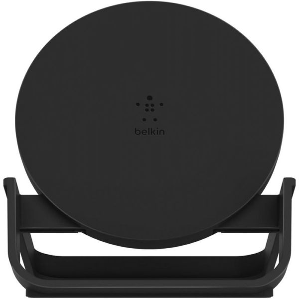Безпровідний зарядний пристрій Belkin Stand Wireless Charging Qi Black (WIB001ttBK)