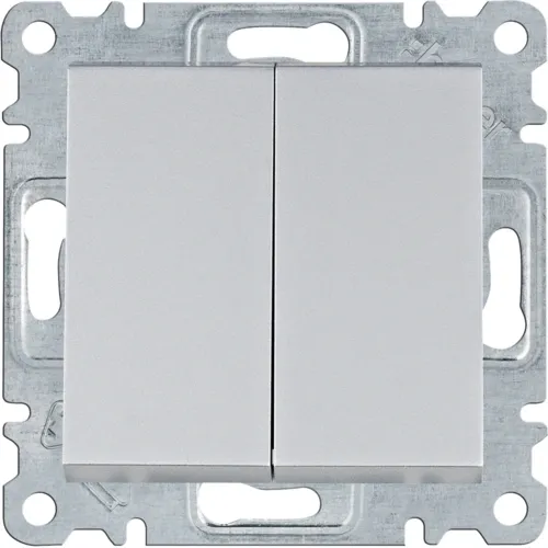 Hager Lumina WL0042 Вимикач 2-клавішний