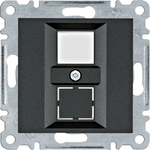 подвійна для RJ12/RJ45 Панель Hager Lumina WL2323