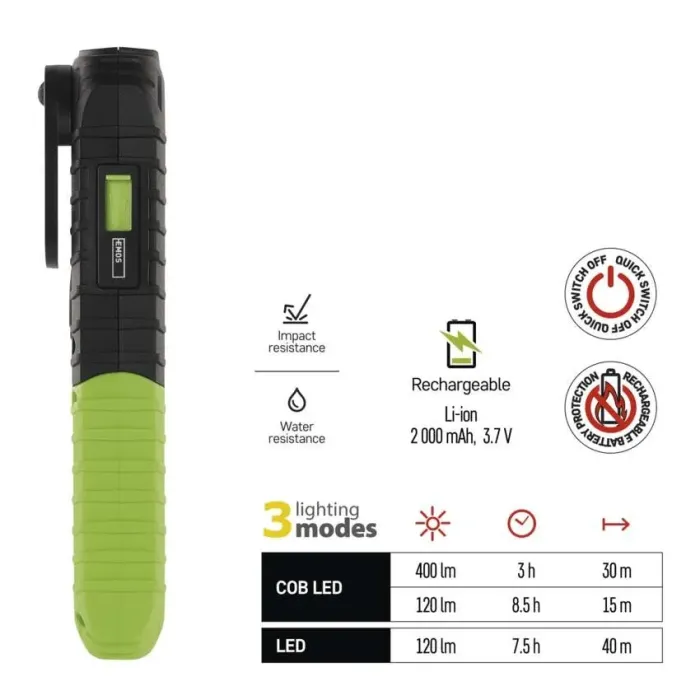 EMOS P4531 5W 400Lm Li-Ion Лiхтар LED