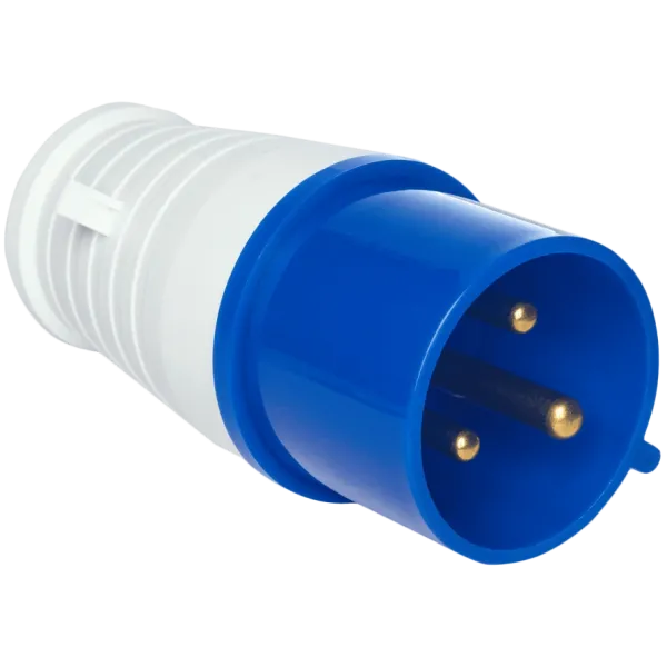 UEA 023 32А 220В 2Р+Е IP44 Вилка переносна