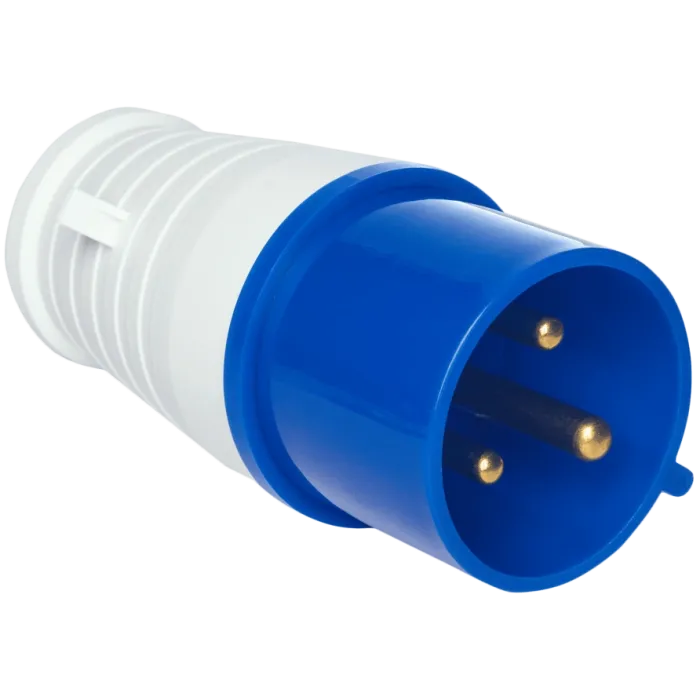 UEA 023 32А 220В 2Р+Е IP44 Вилка переносна
