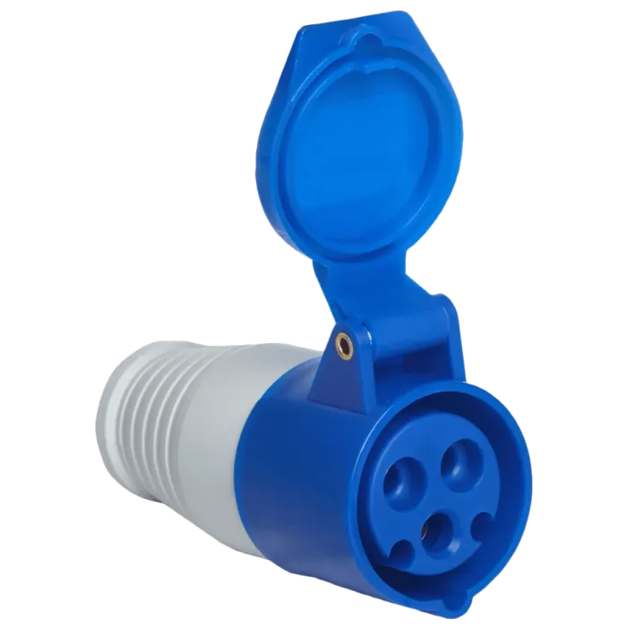 UEA 213 16А 220В 2Р+Е IP44 Розетка переносна