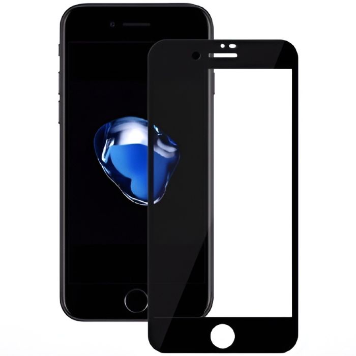 Захисне скло для Apple iPhone SE 2020/8/7 Black, 0.3мм, 4D ARC, Люкс (Z15307)