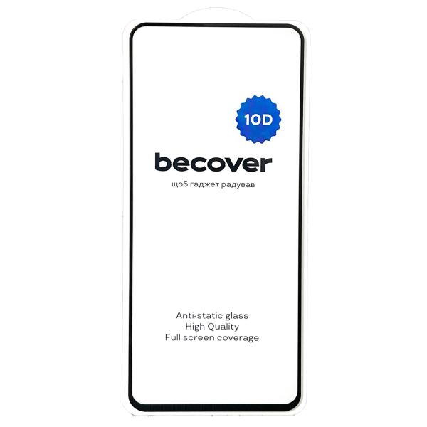 Захисне скло BeCover для Motorola Moto G75 Black 10D (712718)