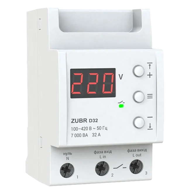ZUBR D32 Реле напруги
